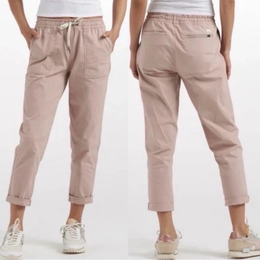 Vuori Cotton Ripstop Coconut Pink Women’s XL Casual Pants VW450